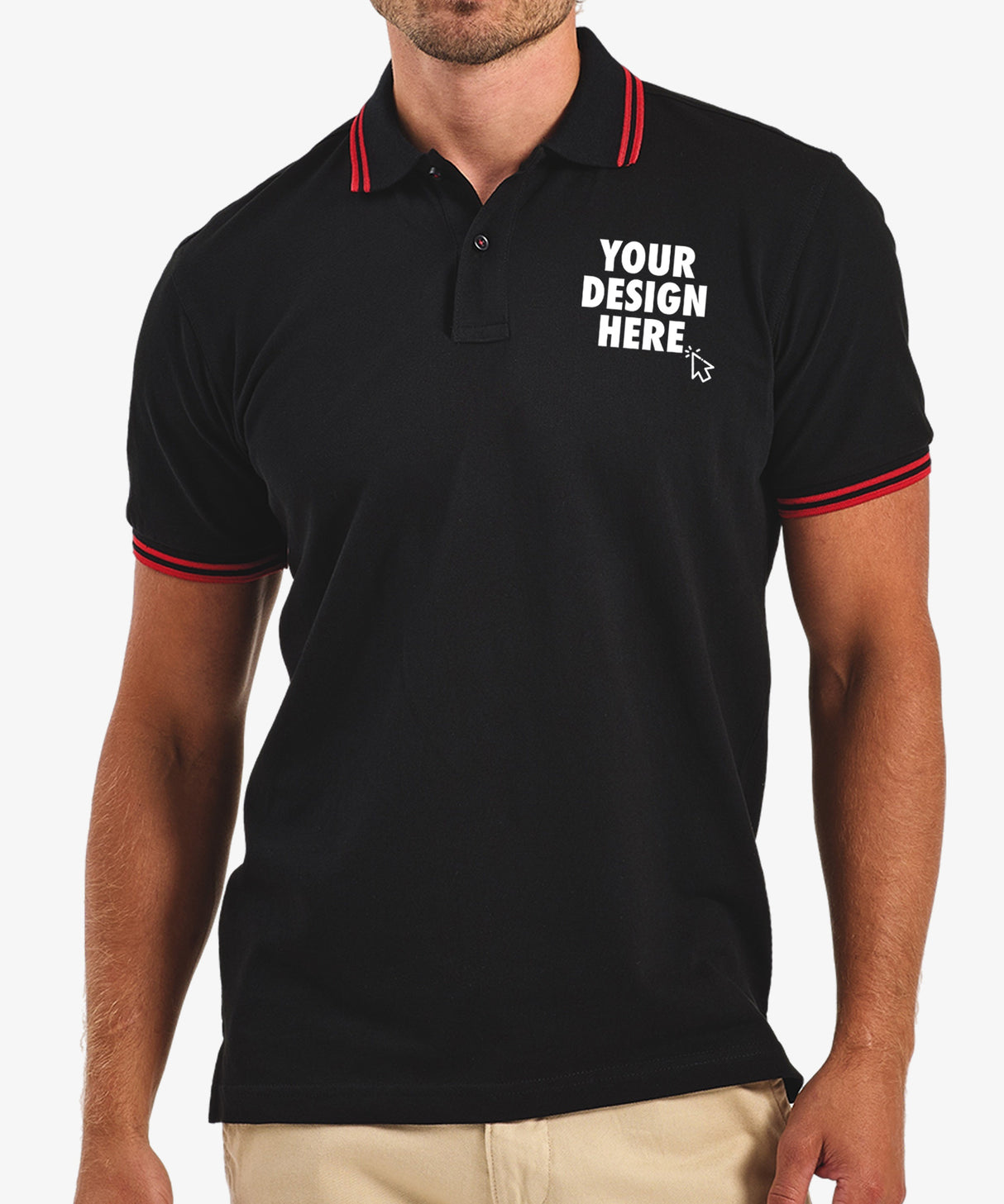 Tipped Men's Polo Shirt
