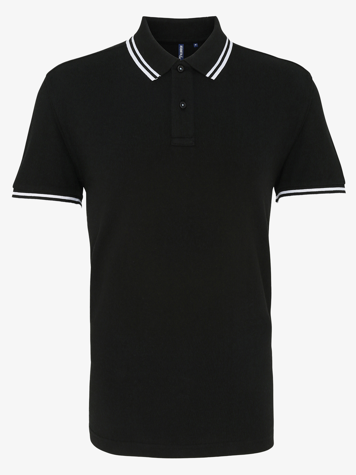 Personalised Men's Tipped Polo Shirt