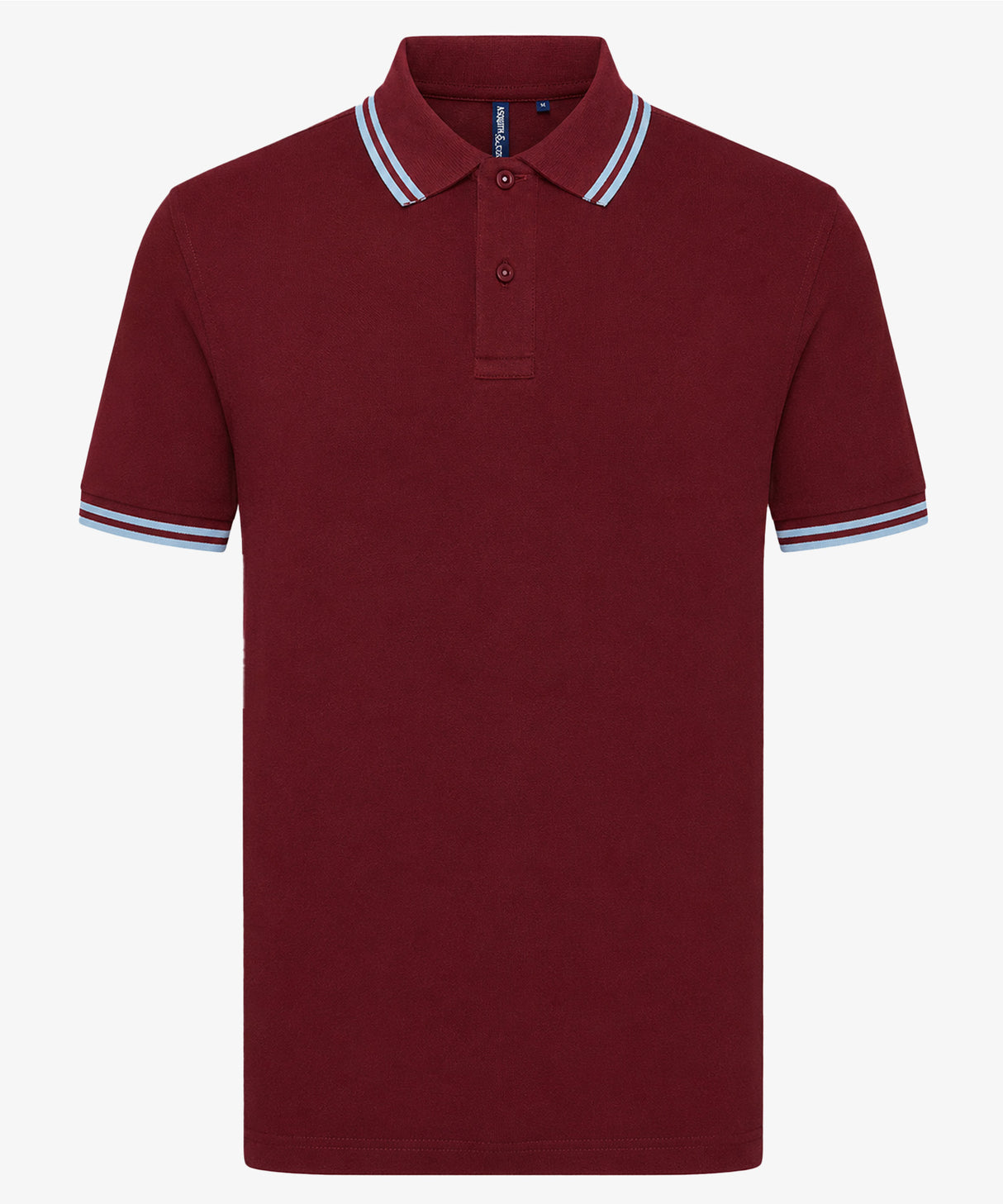 Personalised Men's Tipped Polo Shirt