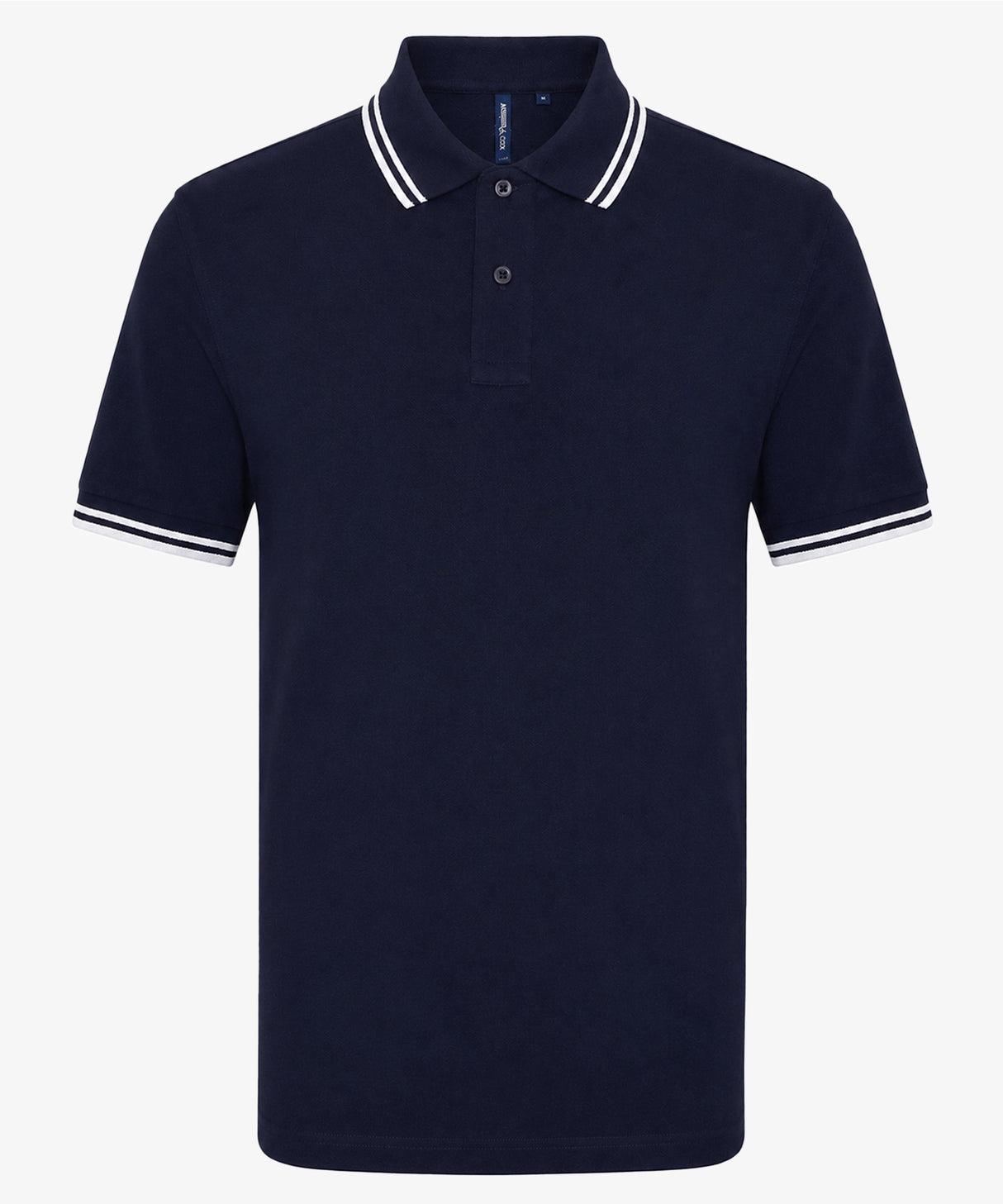 Personalised Men's Tipped Polo Shirt