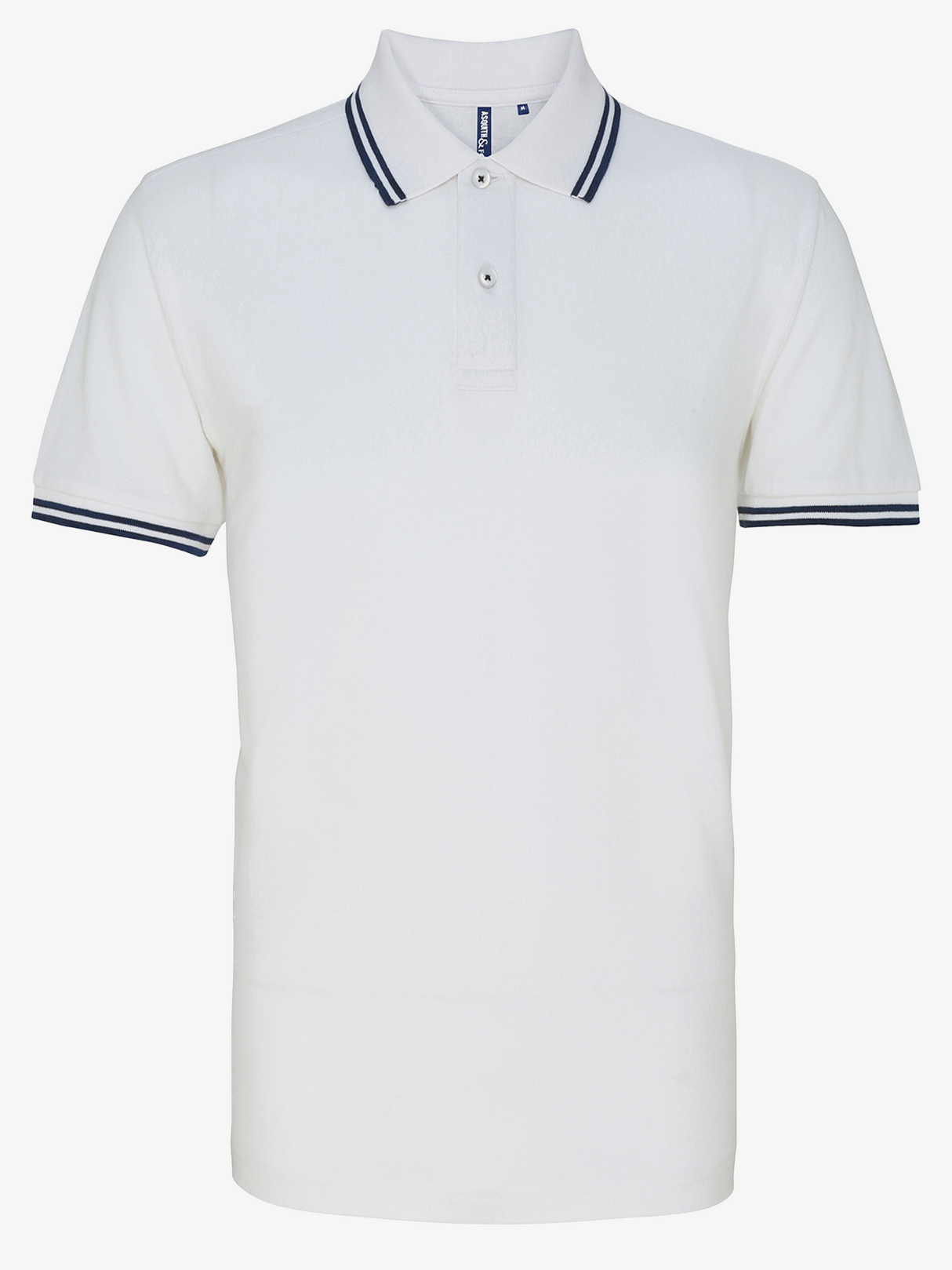 Personalised Men's Tipped Polo Shirt