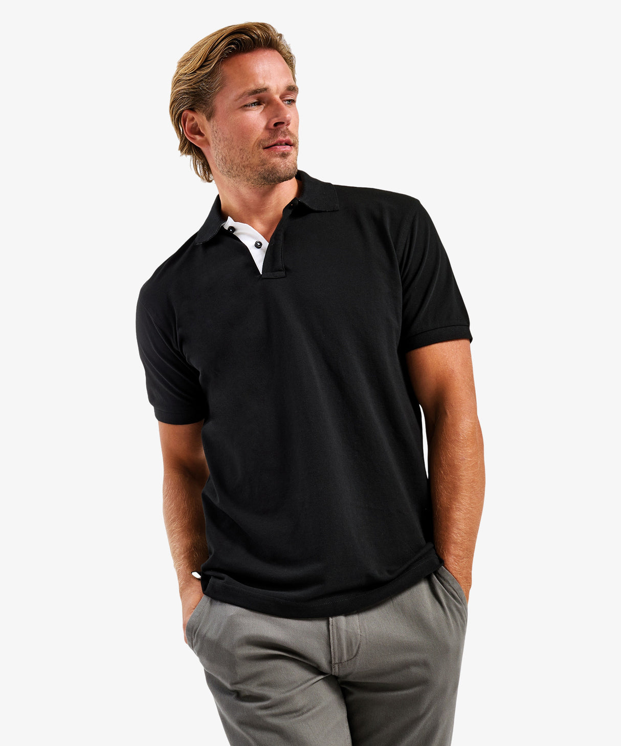 Contrast Men's Polo Shirt