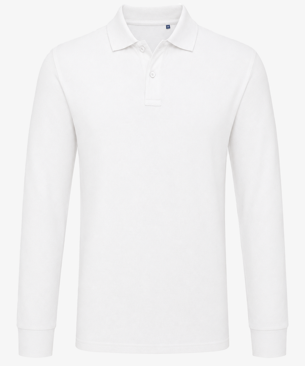 Personalised Men's Long Sleeve Polo Shirt