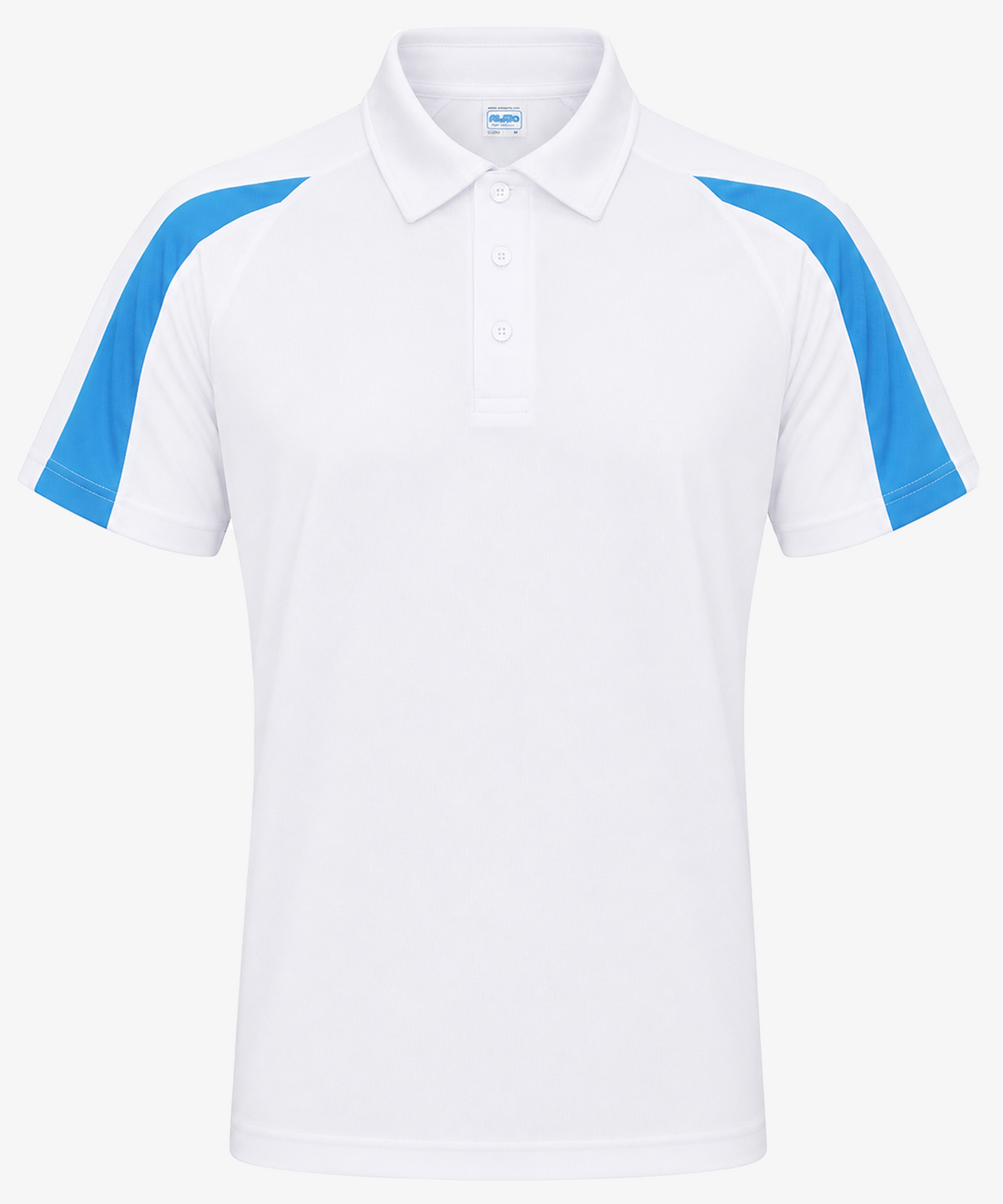 Men's Contrast Sports Personalised Polo Shirt