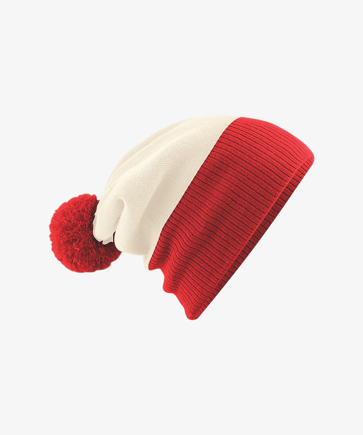 Personalised Two Tone Bobble Beanie