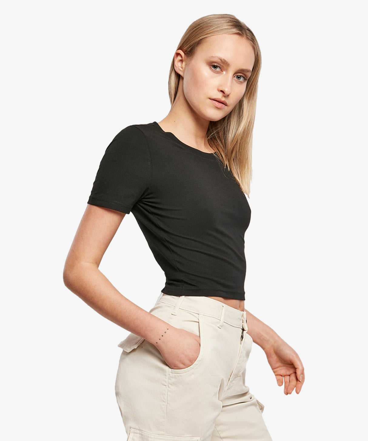Personalised Cropped T Shirt