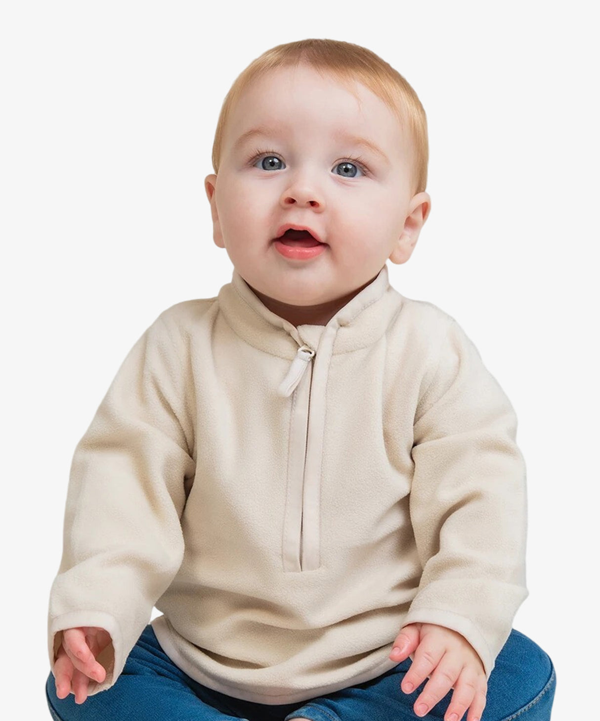 Personalised Half Zip Baby Fleece