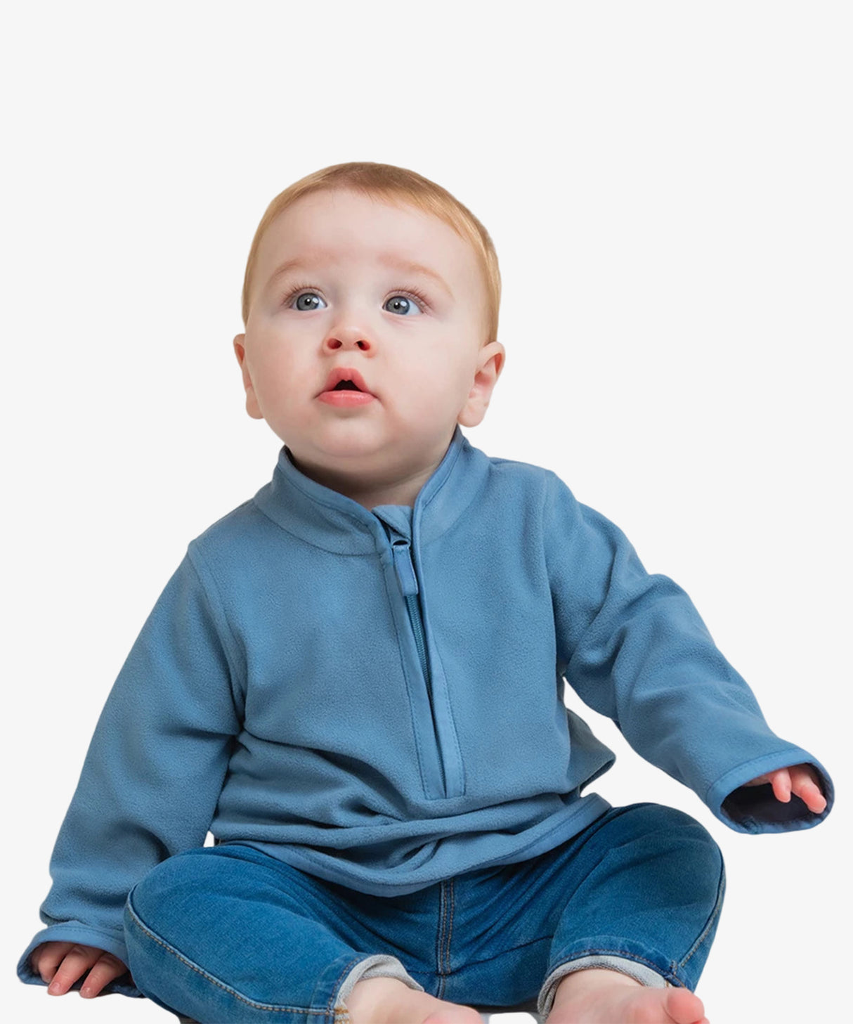 Personalised Half Zip Baby Fleece