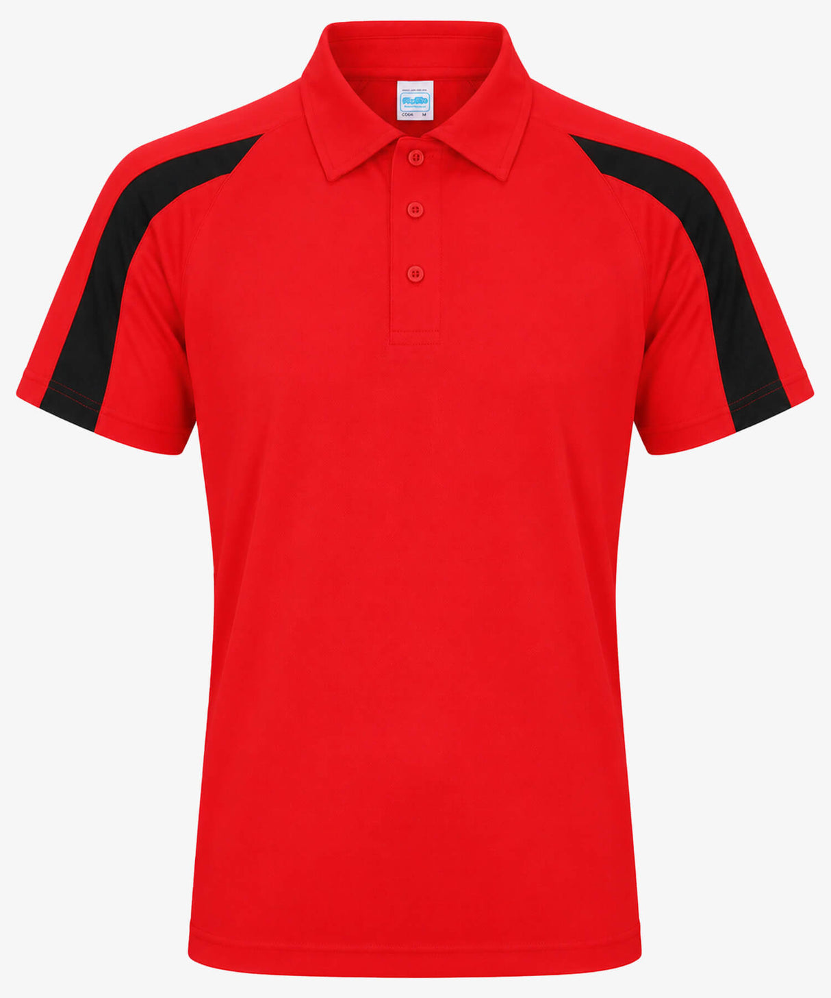 Men's Contrast Sports Personalised Polo Shirt