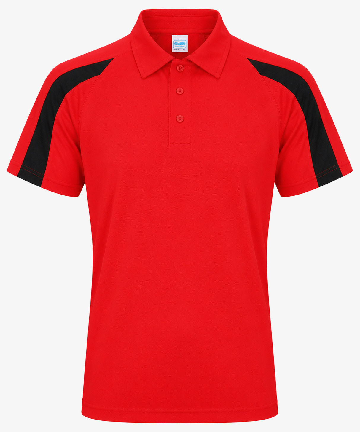 Men's Contrast Sports Personalised Polo Shirt