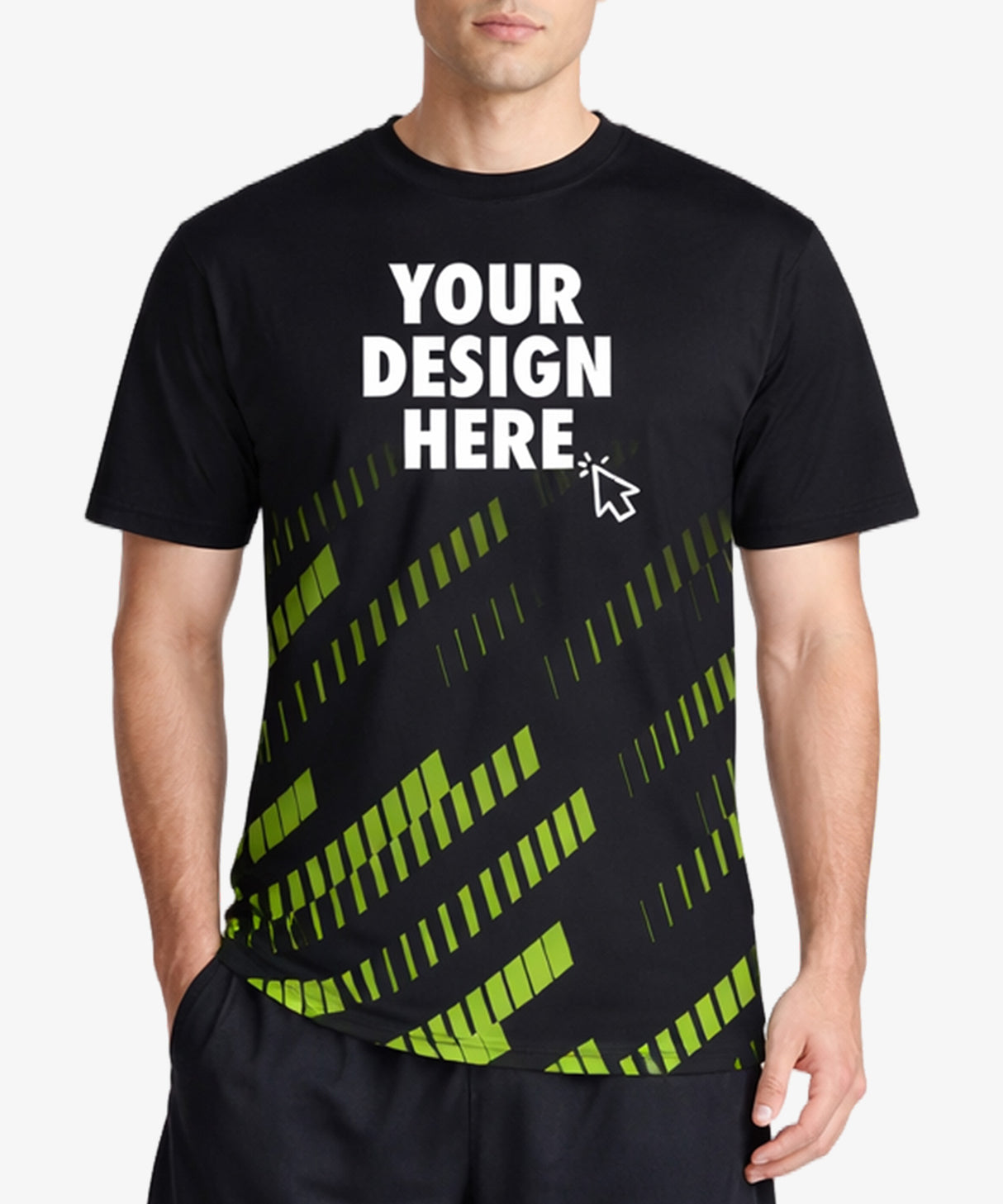All Over Print Mens Sport Running T Shirt