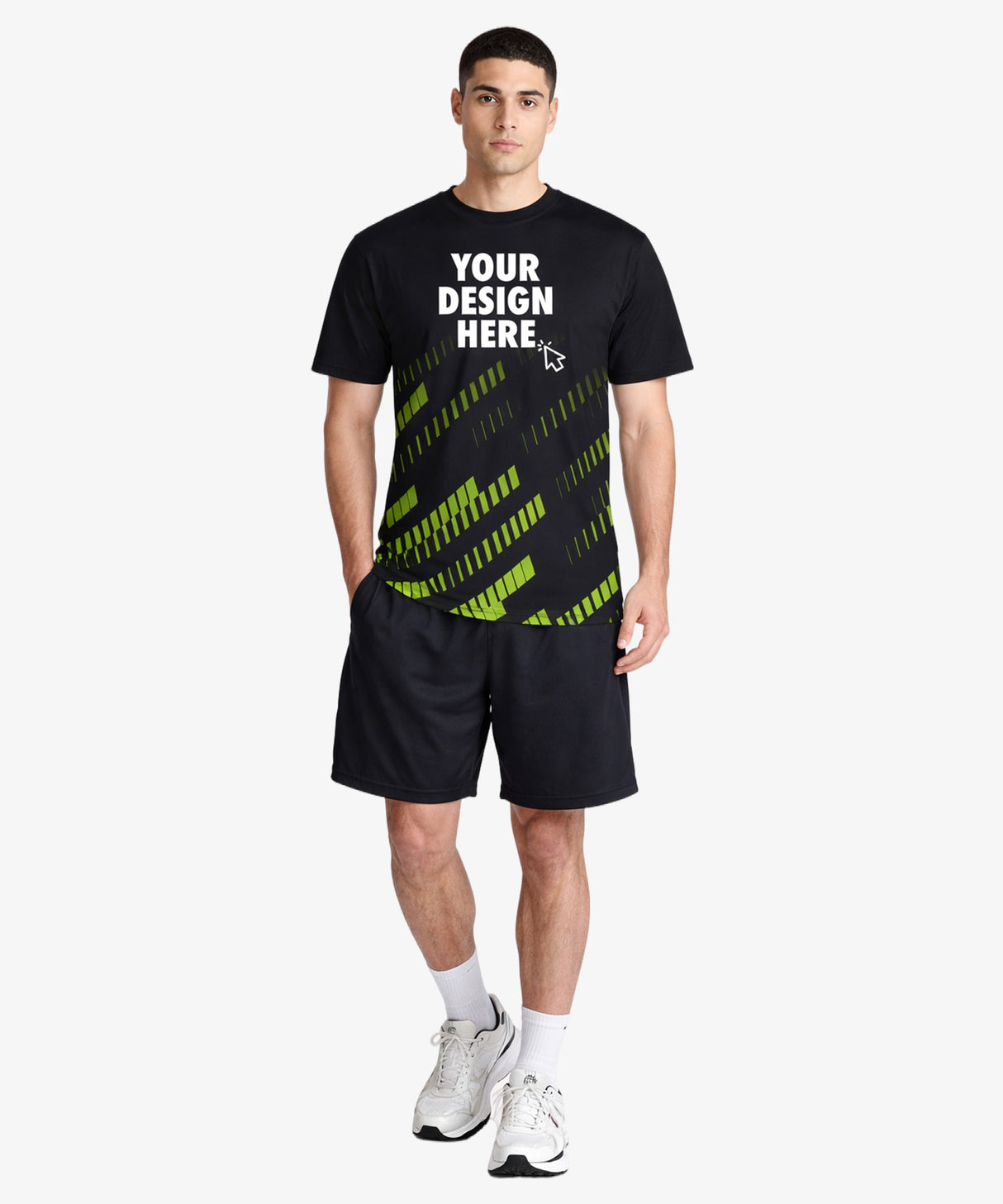 All Over Print Mens Sport Running T Shirt