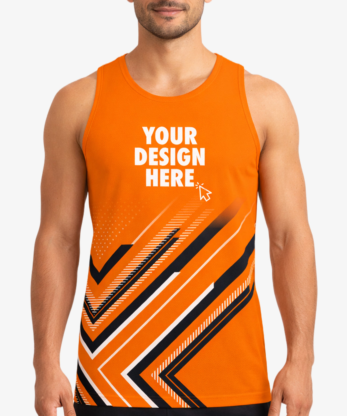 All Over Print Sports/Running Mens Vest