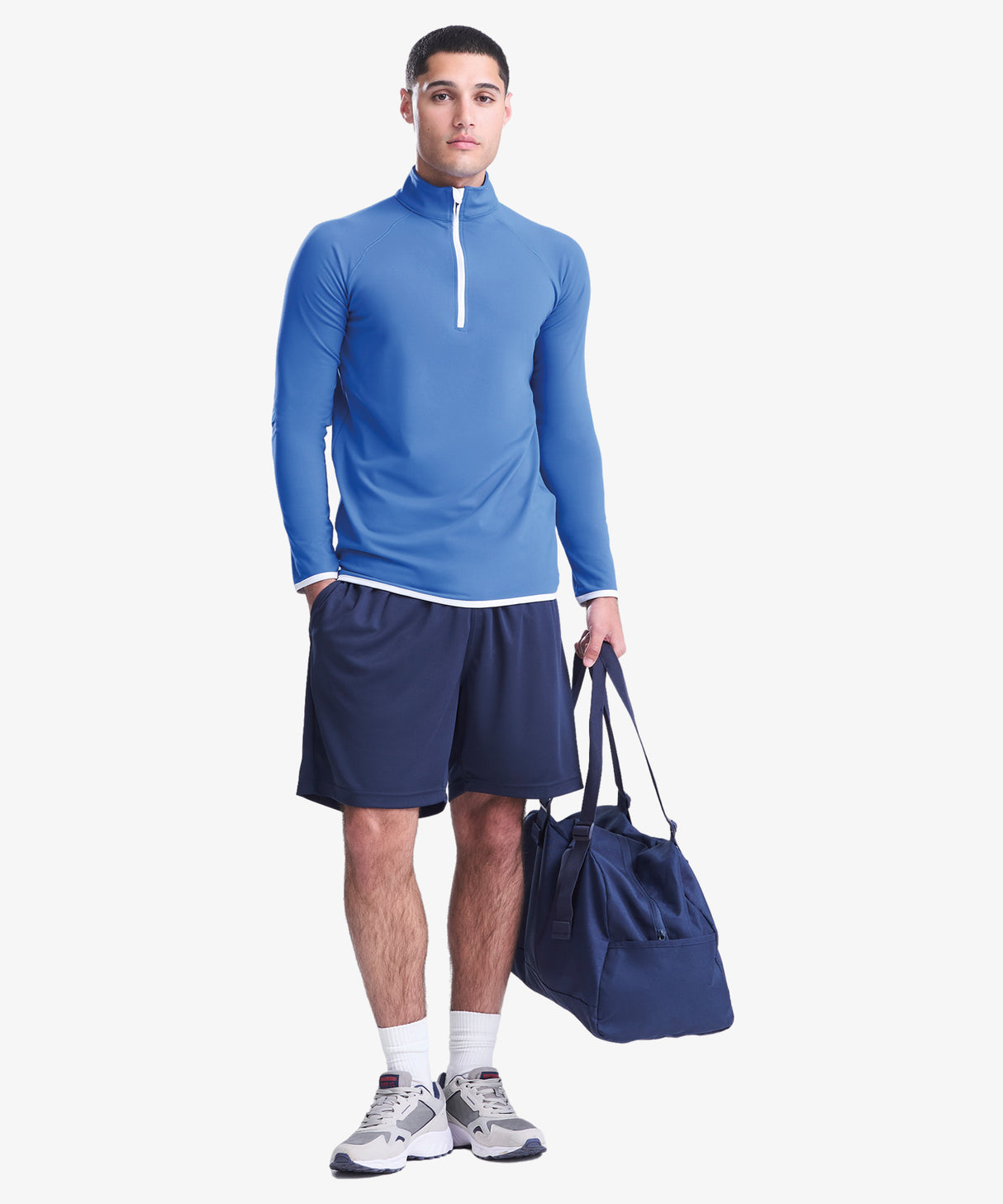 Personalised Men's Cool Half Zip Top