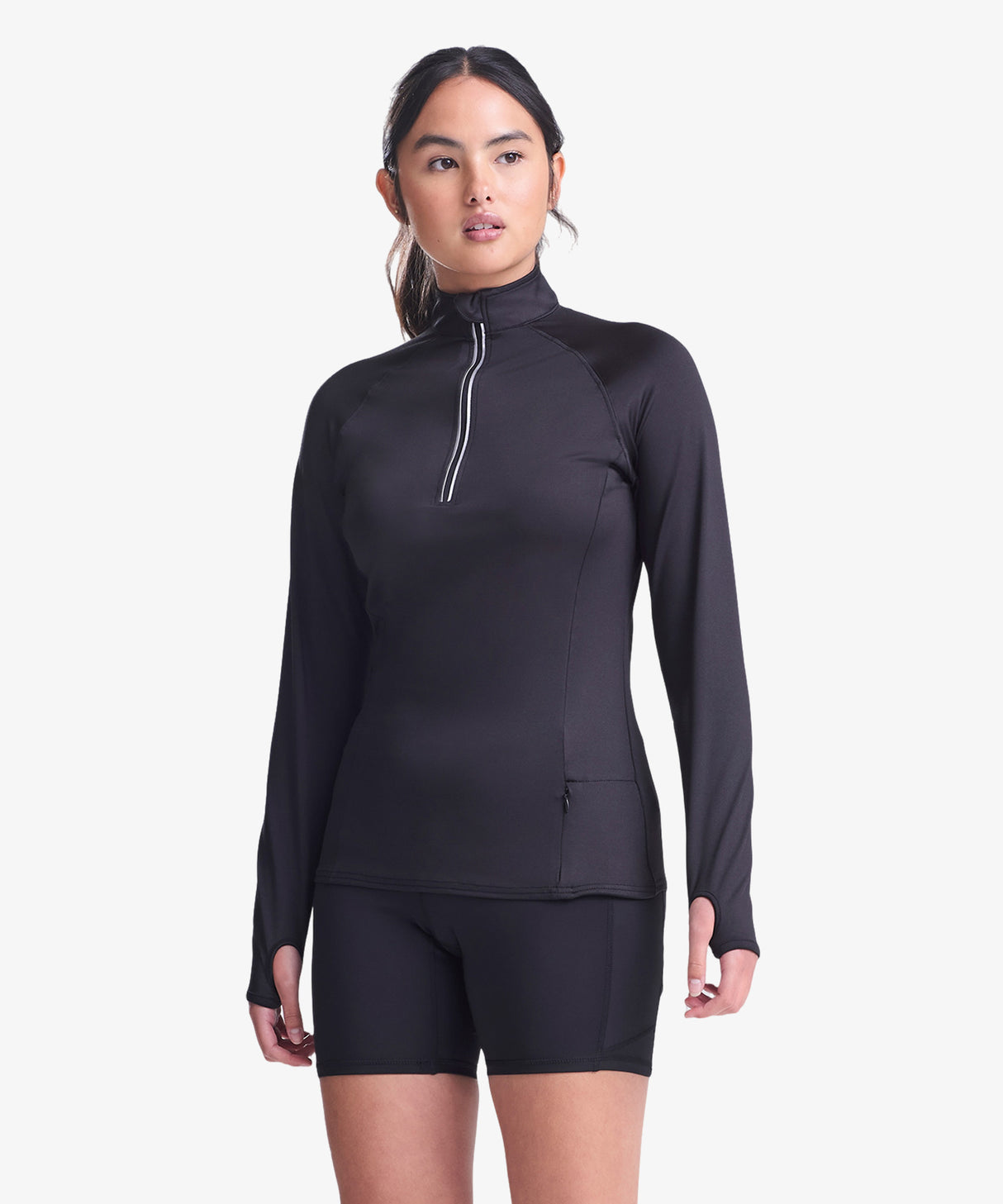 Personalised Women's Cool Stretch Half Zip Top