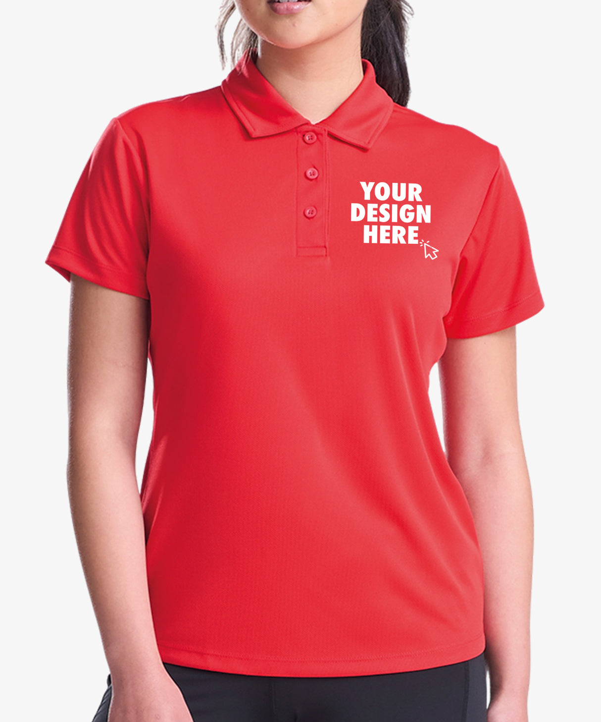 Women's Sports Personalised Polo Shirt