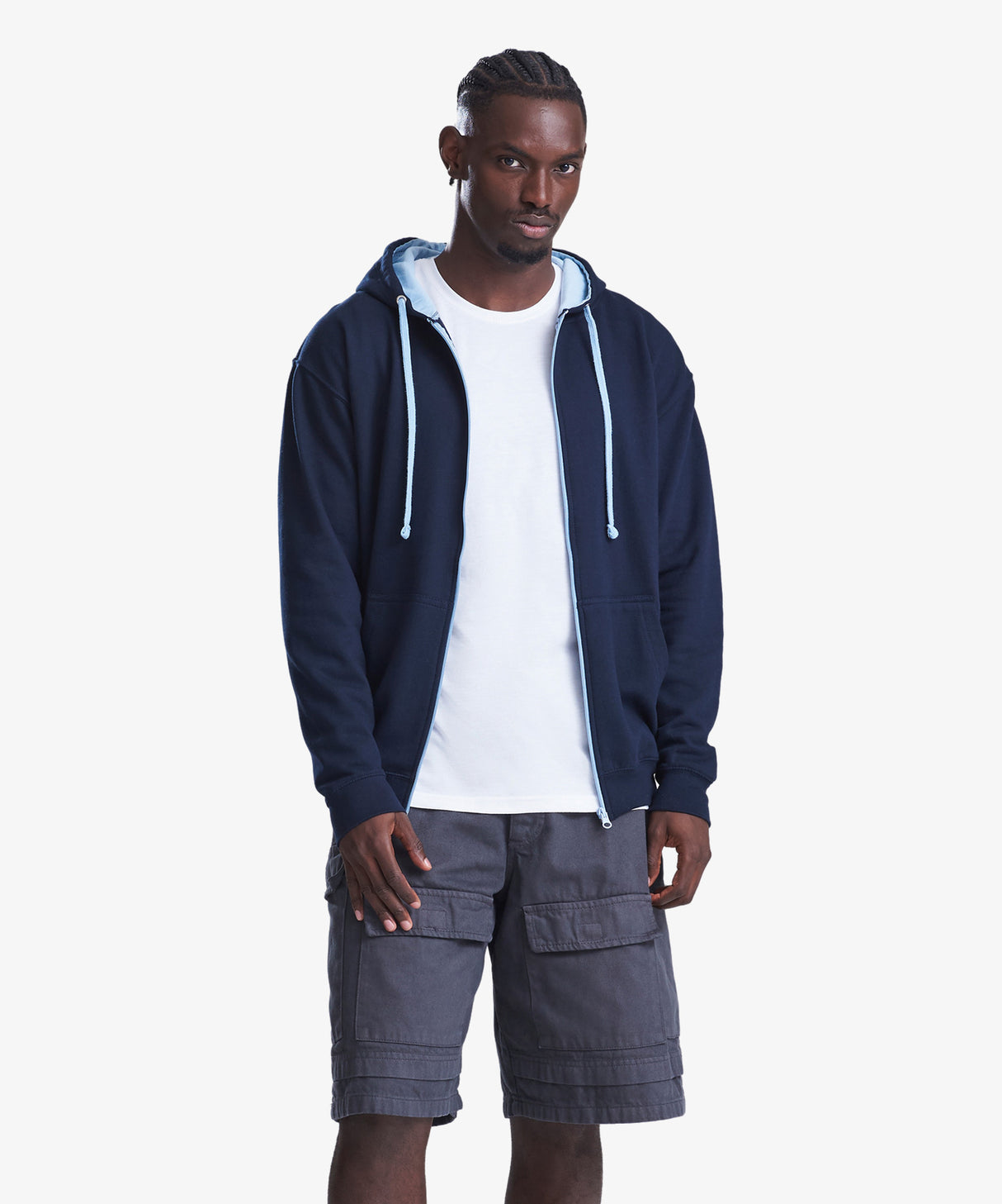 Personalised Unisex Varsity Zip Hoodie