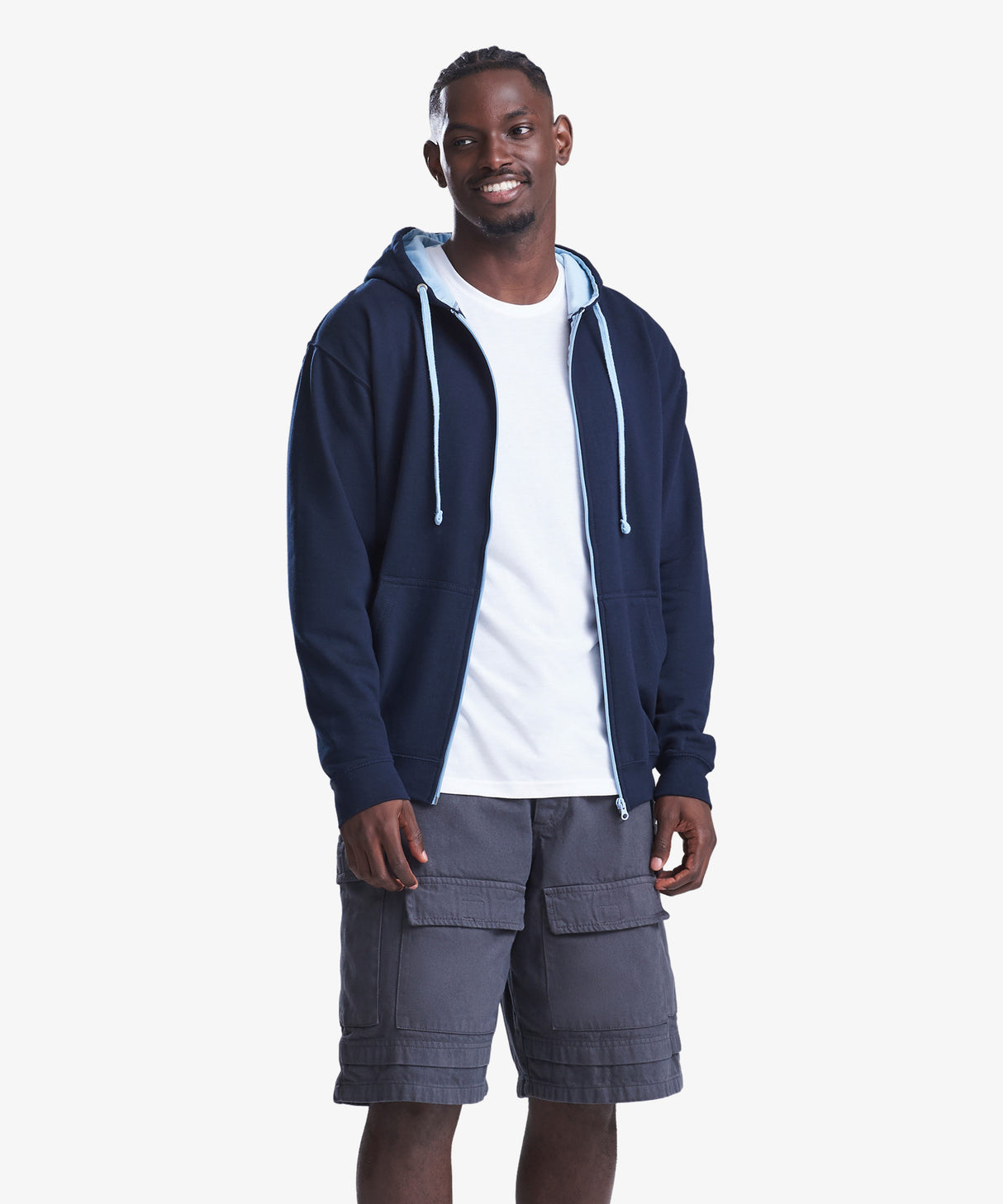 Personalised Unisex Varsity Zip Hoodie