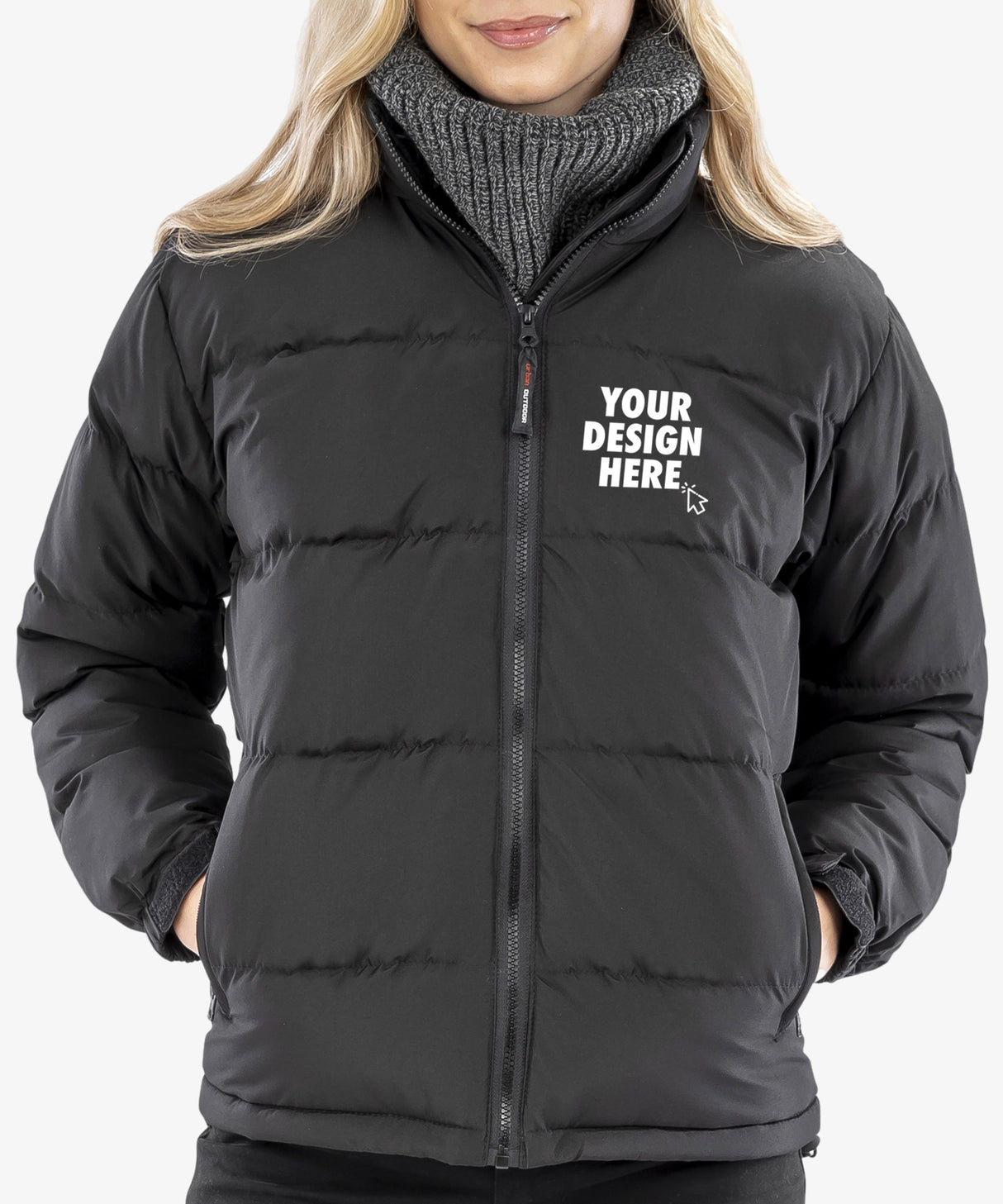Personalised Women's Puffer Jacket