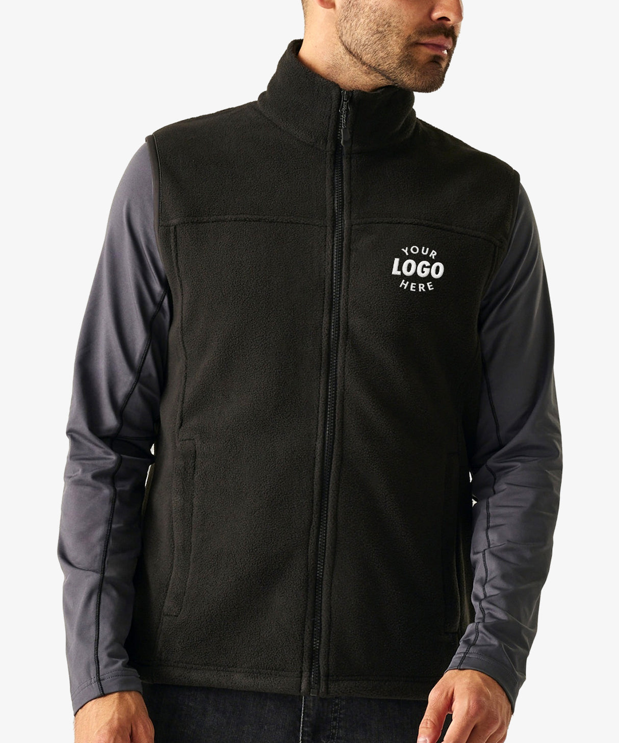 Personalised Men's Sleeveless Fleece