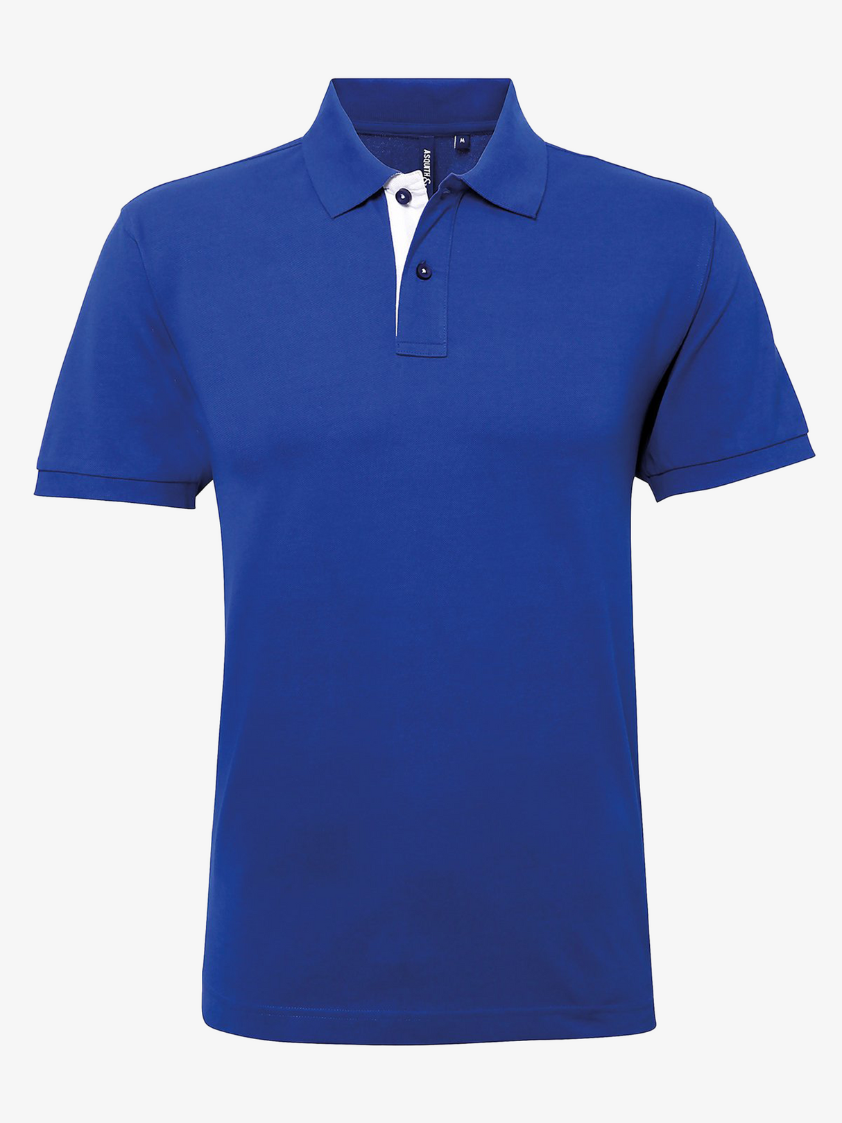 Personalised Men's Contrast Polo Shirt