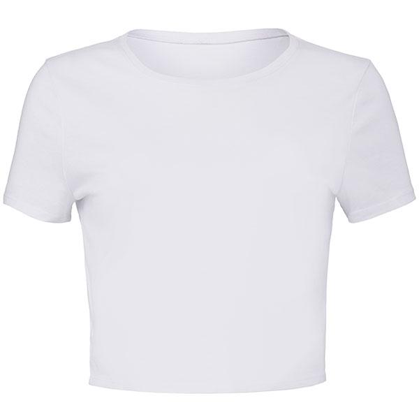 Crop Top T-Shirt - White