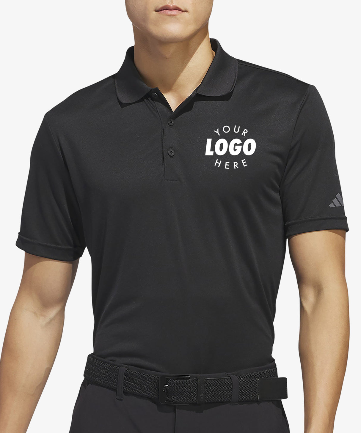 Personalised Adidas Mens Performance Polo Shirt