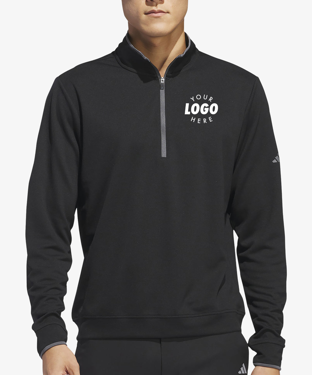 Men's Adidas Lightweight Quarter-Zip Pullover