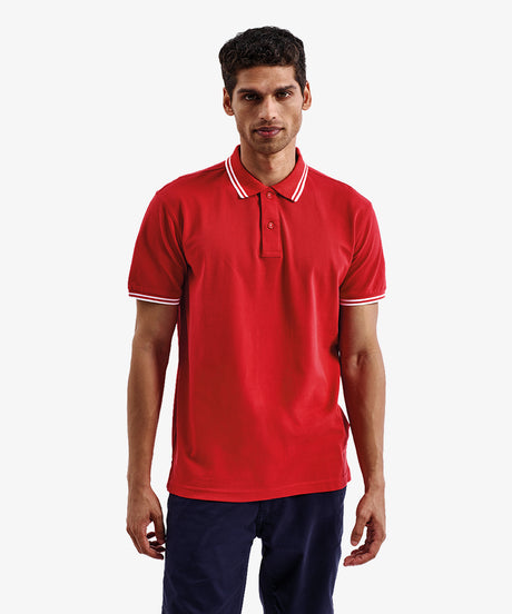 Personalised Men's Tipped Polo Shirt