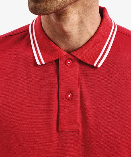 Personalised Men's Tipped Polo Shirt