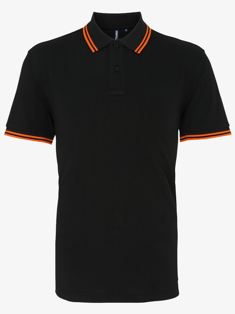 Personalised Men's Tipped Polo Shirt