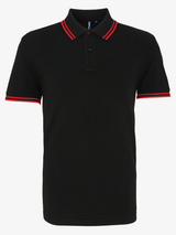 Personalised Men's Tipped Polo Shirt