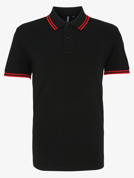 Personalised Men's Tipped Polo Shirt