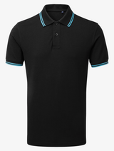 Personalised Men's Tipped Polo Shirt