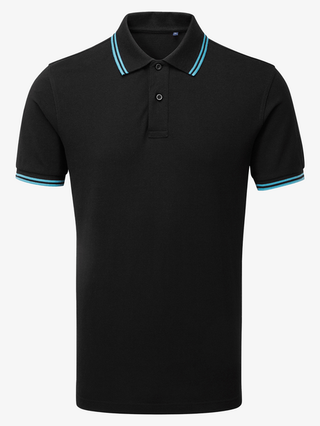 Personalised Men's Tipped Polo Shirt