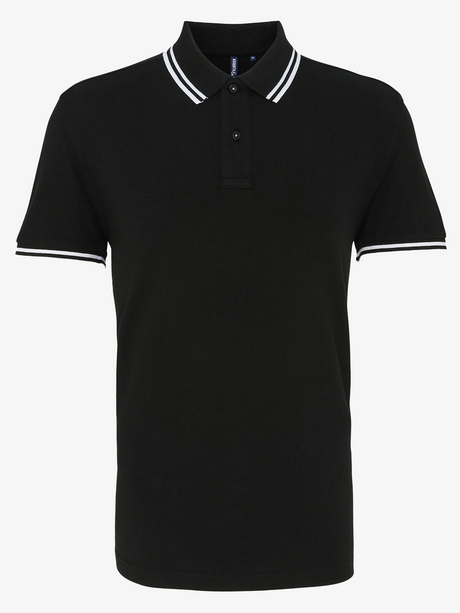 Personalised Men's Tipped Polo Shirt