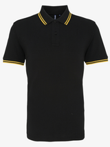 Personalised Men's Tipped Polo Shirt