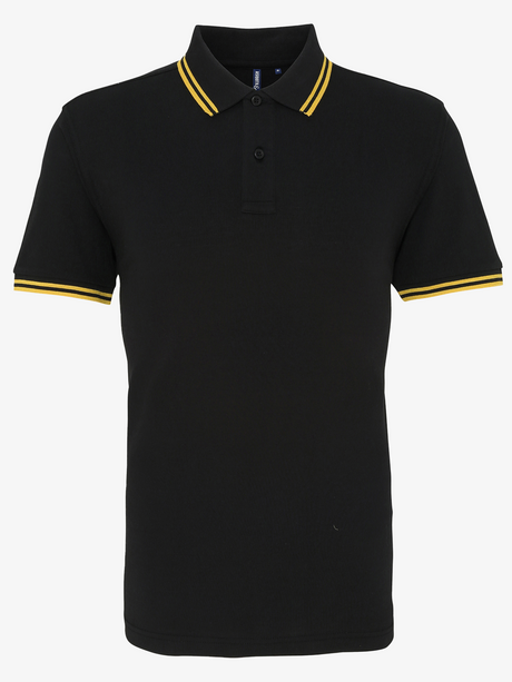 Personalised Men's Tipped Polo Shirt