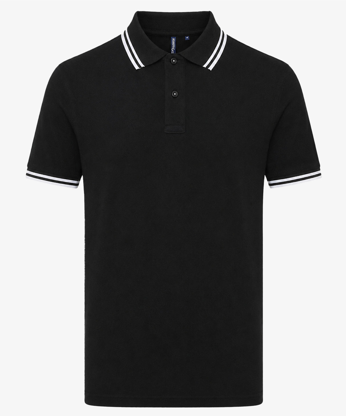 Personalised Men's Tipped Polo Shirt
