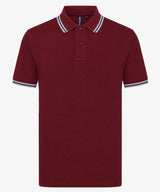 Personalised Men's Tipped Polo Shirt