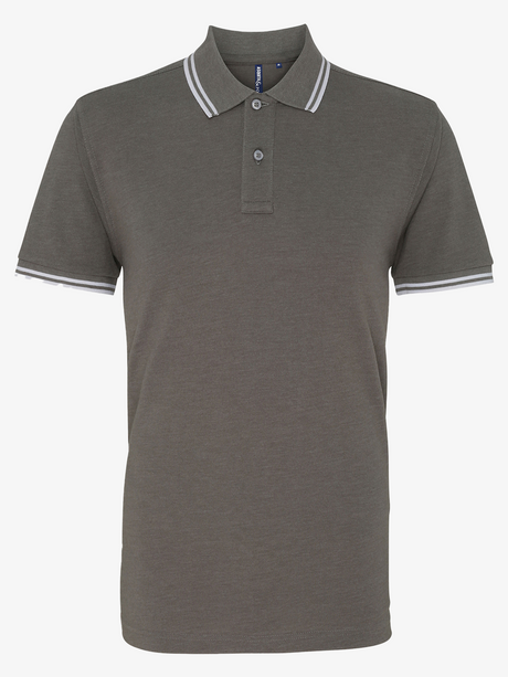 Personalised Men's Tipped Polo Shirt