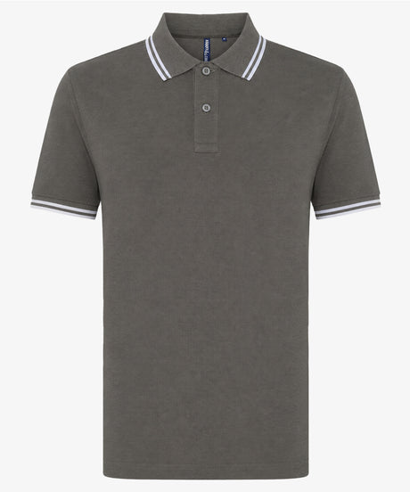 Personalised Men's Tipped Polo Shirt
