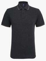 Personalised Men's Tipped Polo Shirt