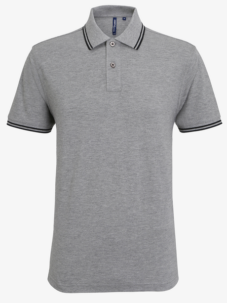 Personalised Men's Tipped Polo Shirt