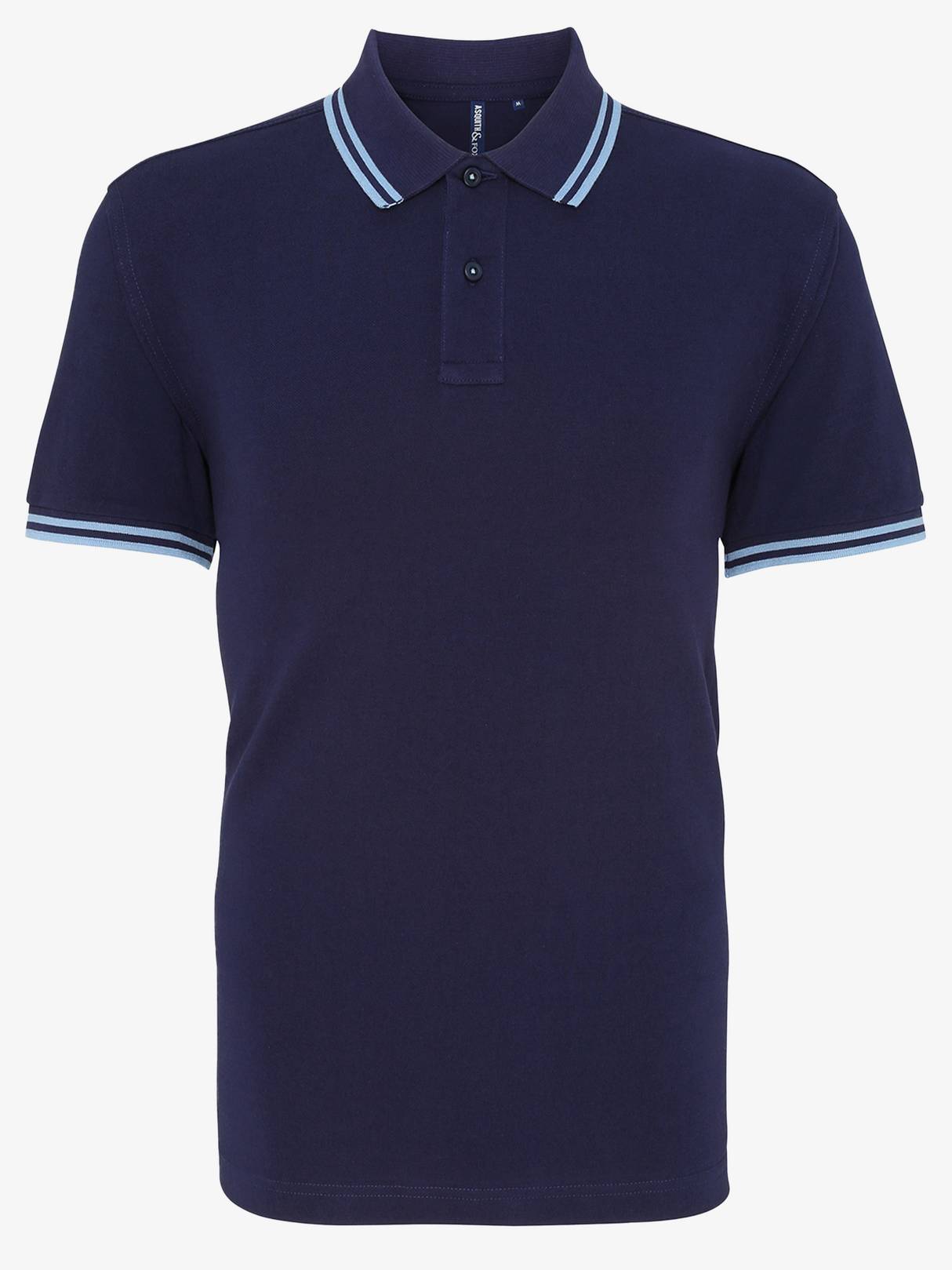 Personalised Men's Tipped Polo Shirt