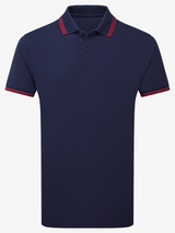 Personalised Men's Tipped Polo Shirt