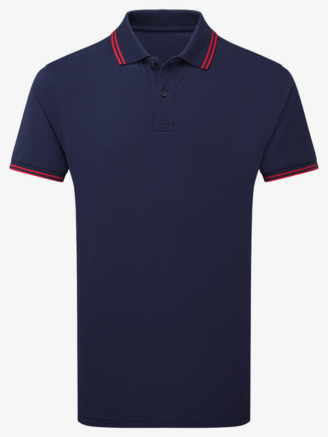 Personalised Men's Tipped Polo Shirt