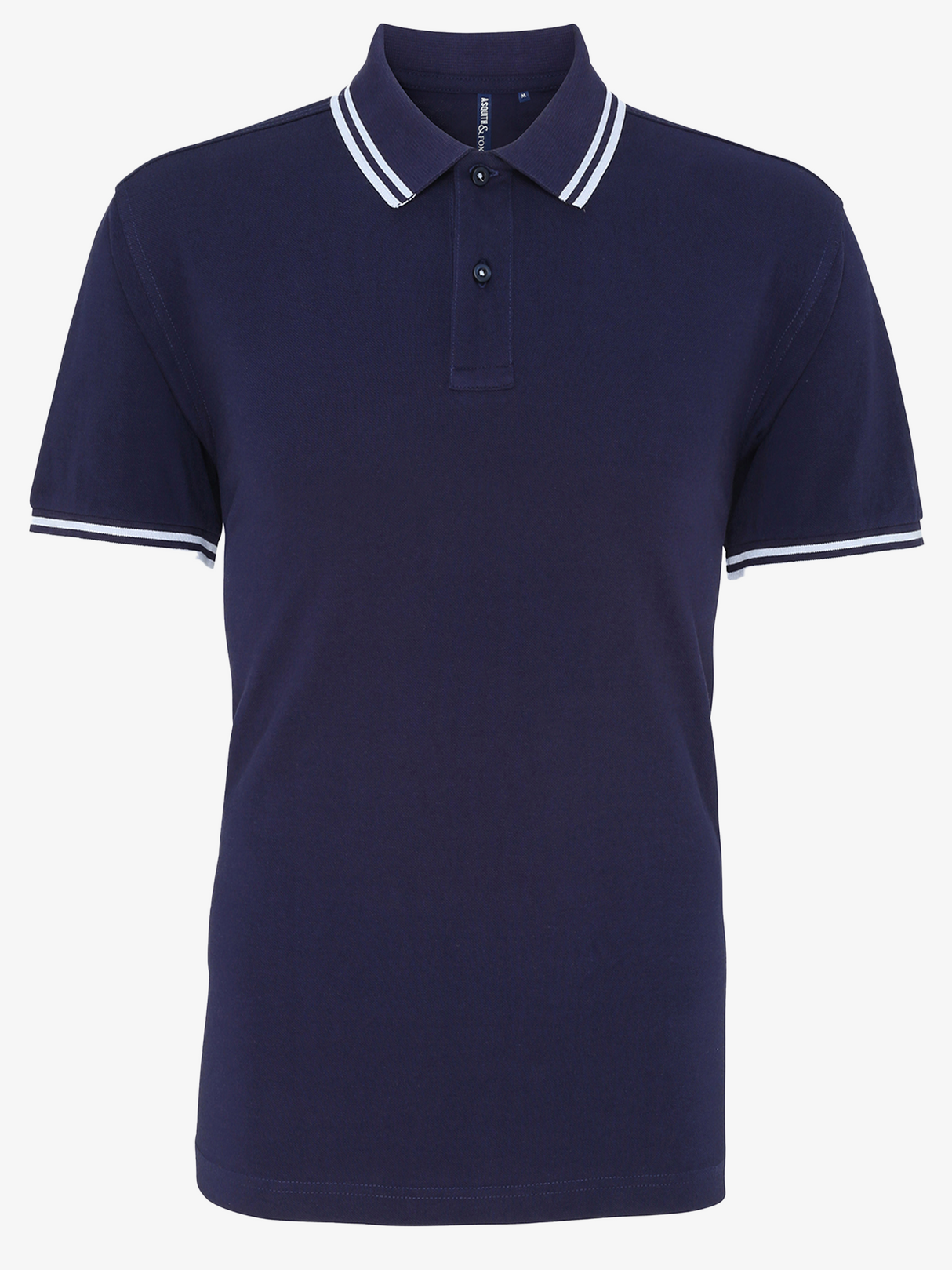 Personalised Men's Tipped Polo Shirt