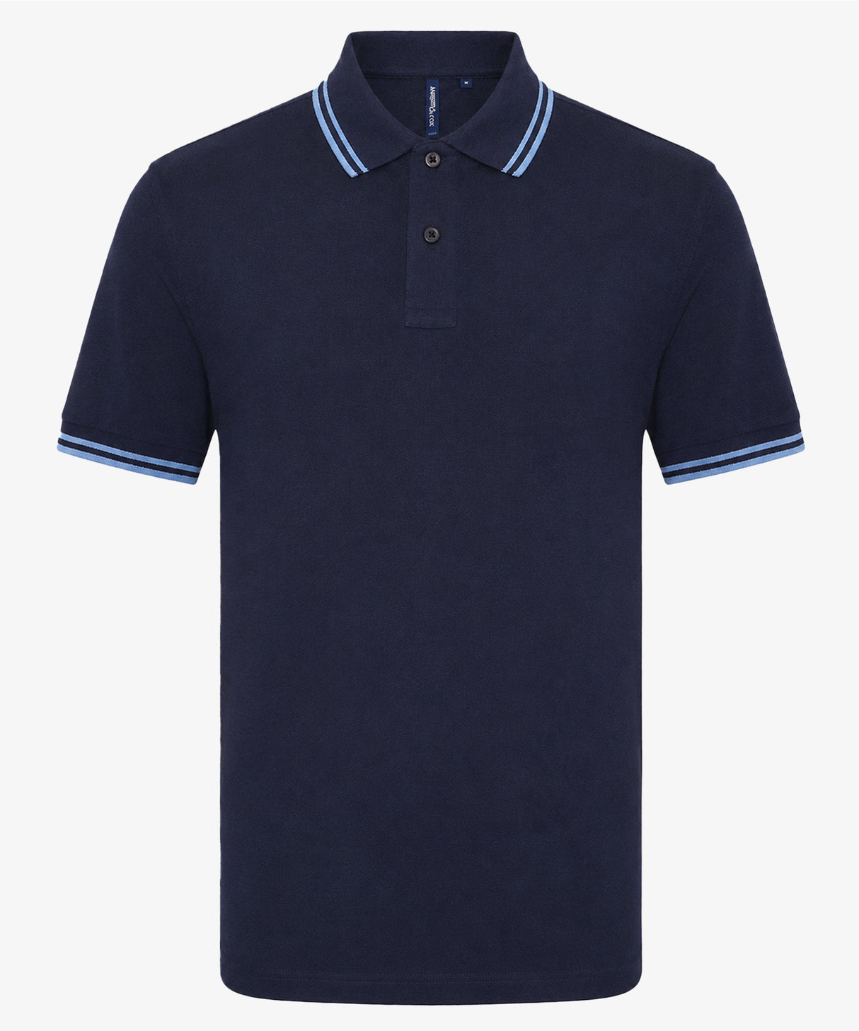 Personalised Men's Tipped Polo Shirt