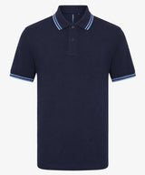 Personalised Men's Tipped Polo Shirt